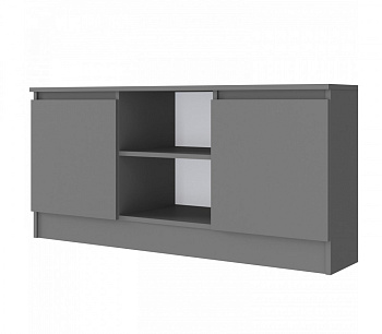 Гостиная Мэнкс Тумба ТВ МГТ-1 графит серый