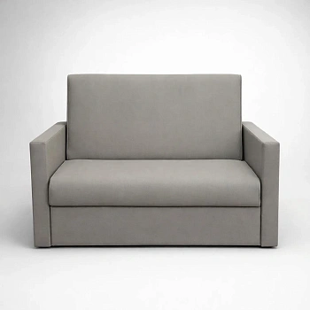 Диван прямой Парма-1 1400 Аккордеон Тк.Nicki 24 серый + Nicki 24 серый 4 кат ЭКО