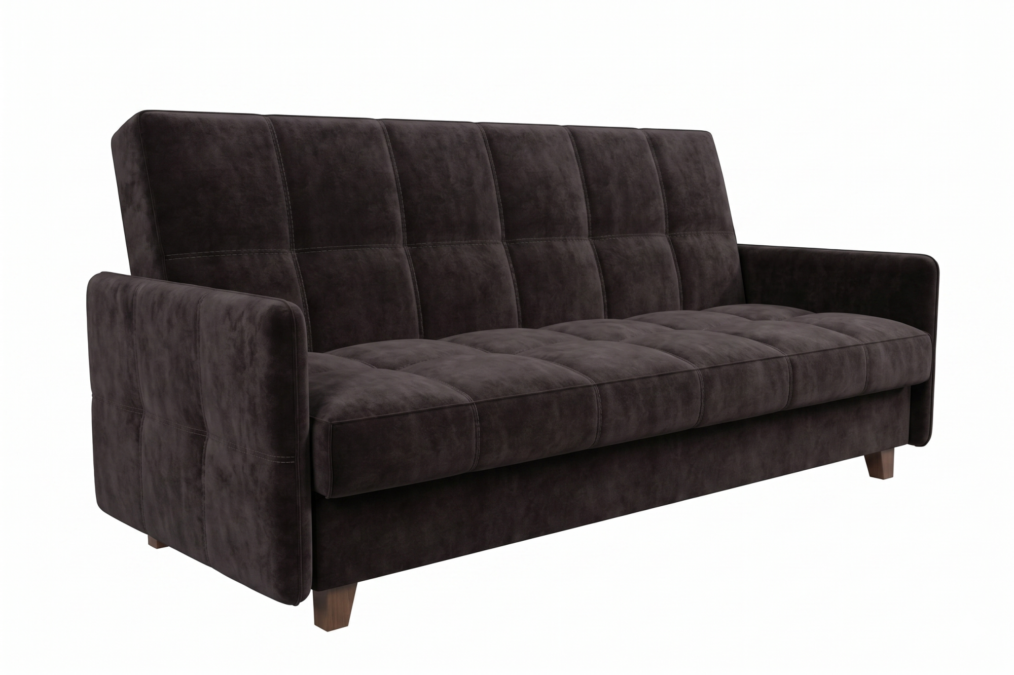 Диван Финка-1 ДК НПБ Тк.Небби 016 коричневый 4 кат Апогей