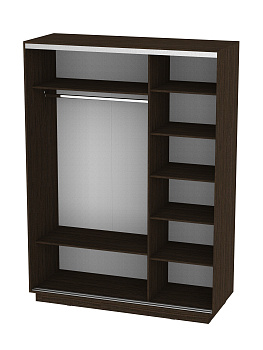 Корпус шкафа ТАНДЕМ 1816х2400х600 венге