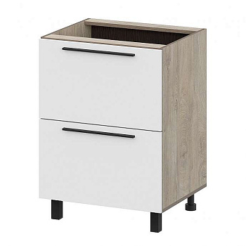 Кухонный гарнитур "Этна" Фасад МДФ (6с2я) Софт Вайт