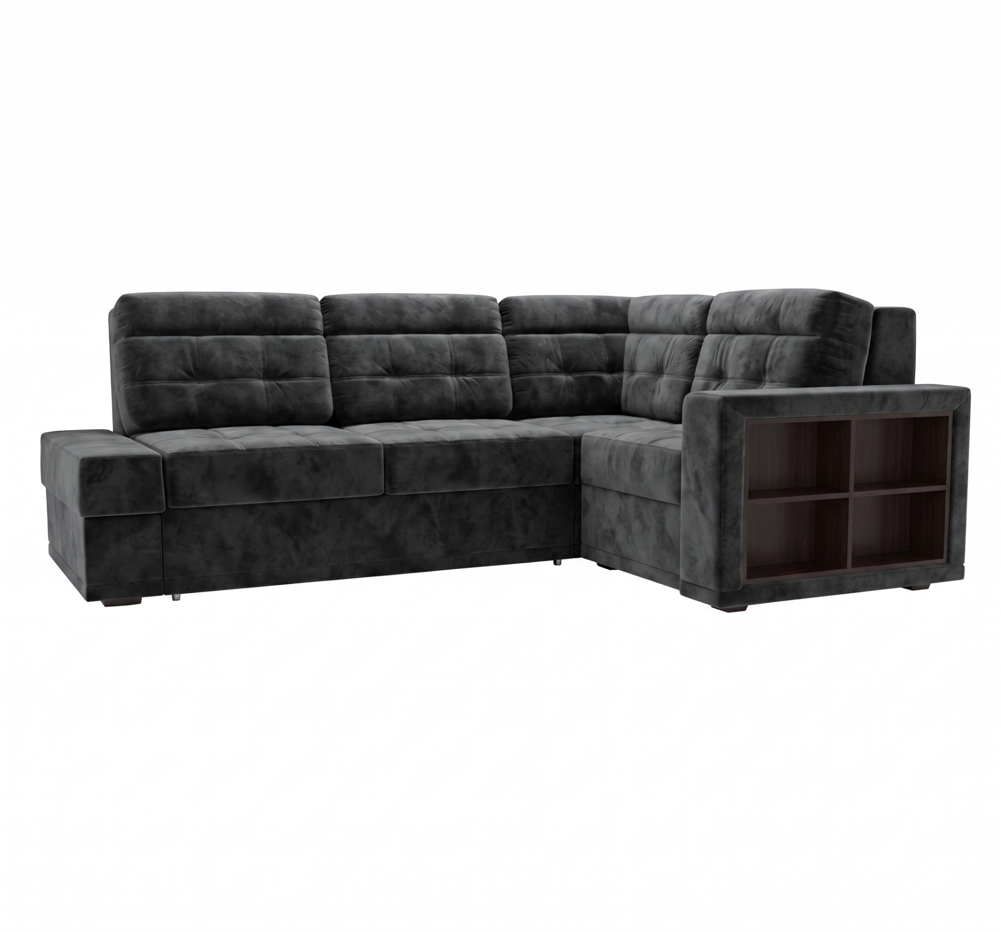 Диван угловой Мартин-2 ДКУ Тк.Sensey Graphite 3 кат Апогей