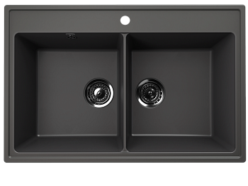 Кухонная мойка S-35 (асфальт) матовый