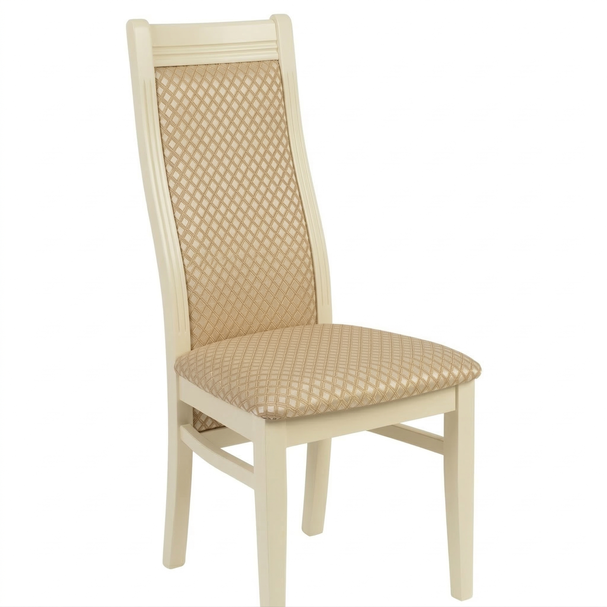 Стул Альпина мягкая (BOX 4) слоновая кость Тк.Ватикан ком. Крем (С-15) Краснодар