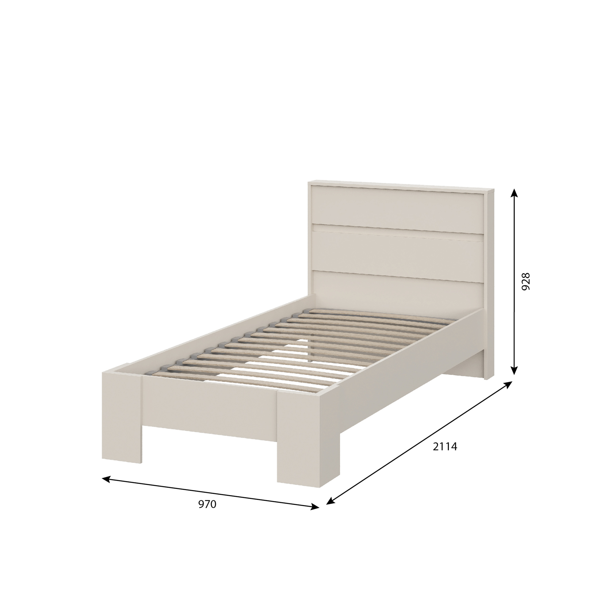 Люмо Кровать КР 01 970х928х2114 (Кашемир)
