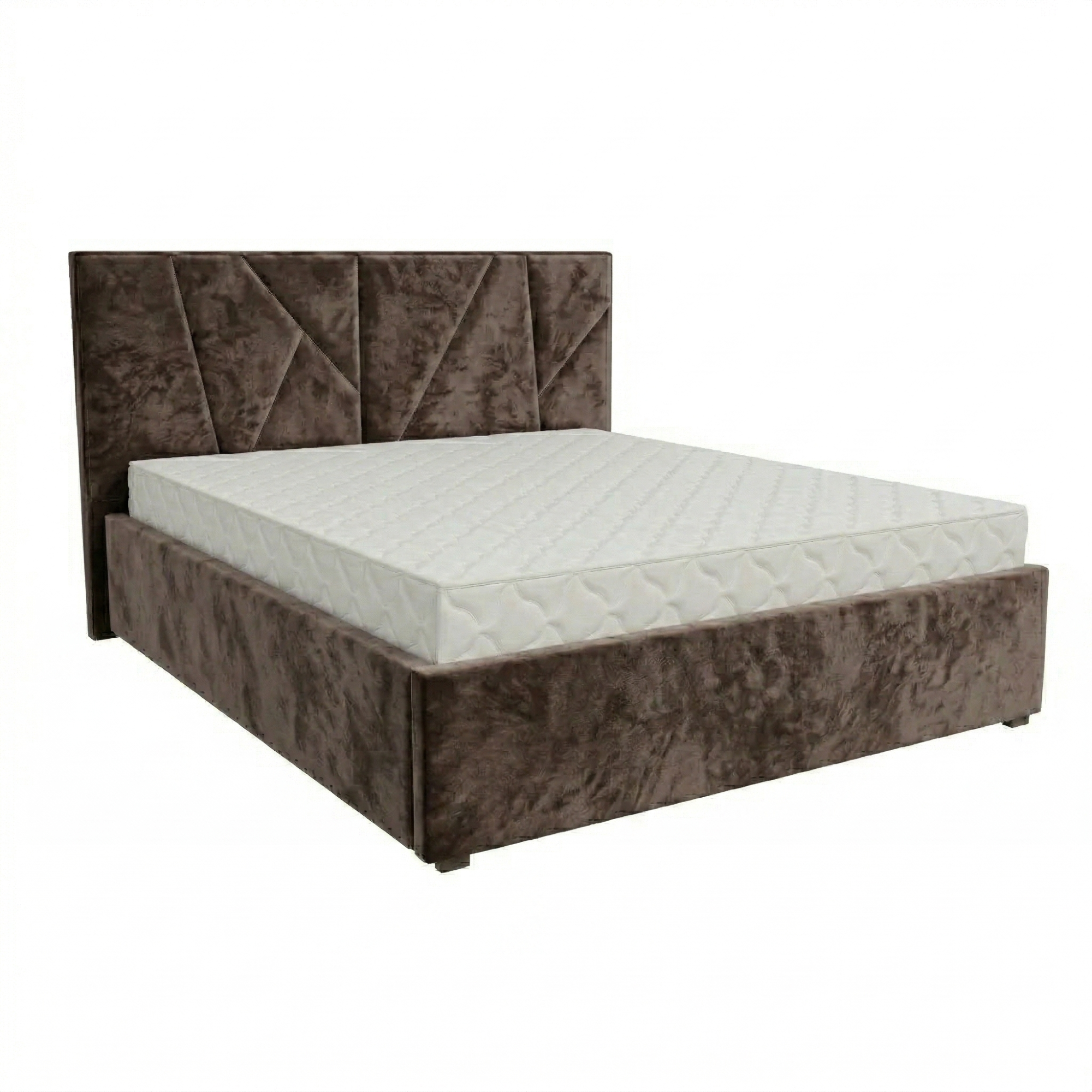 Кровать Рица-1 1,6*2,0 с П.М. Тк. Sensey Koriza 3 кат  Апогей