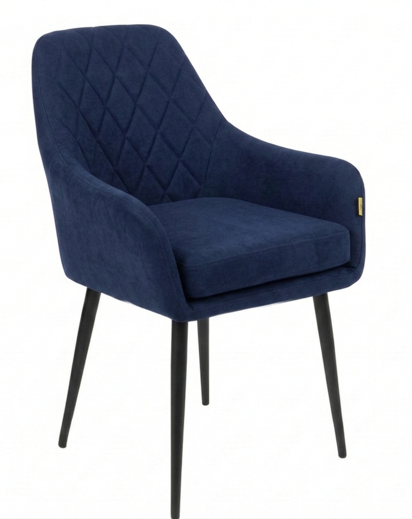 Стул черный Барон (Бэст 39 темно-синий)