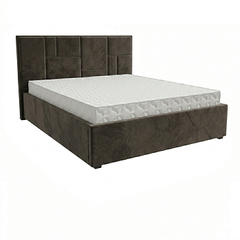 Кровать Монтана-1 1,6*2,0 с П.М. Тк. Monaco 05 1 кат  Апогей