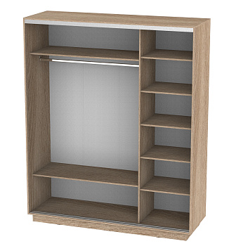 Корпус шкафа ТАНДЕМ 1816х2200х600 дуб сонома