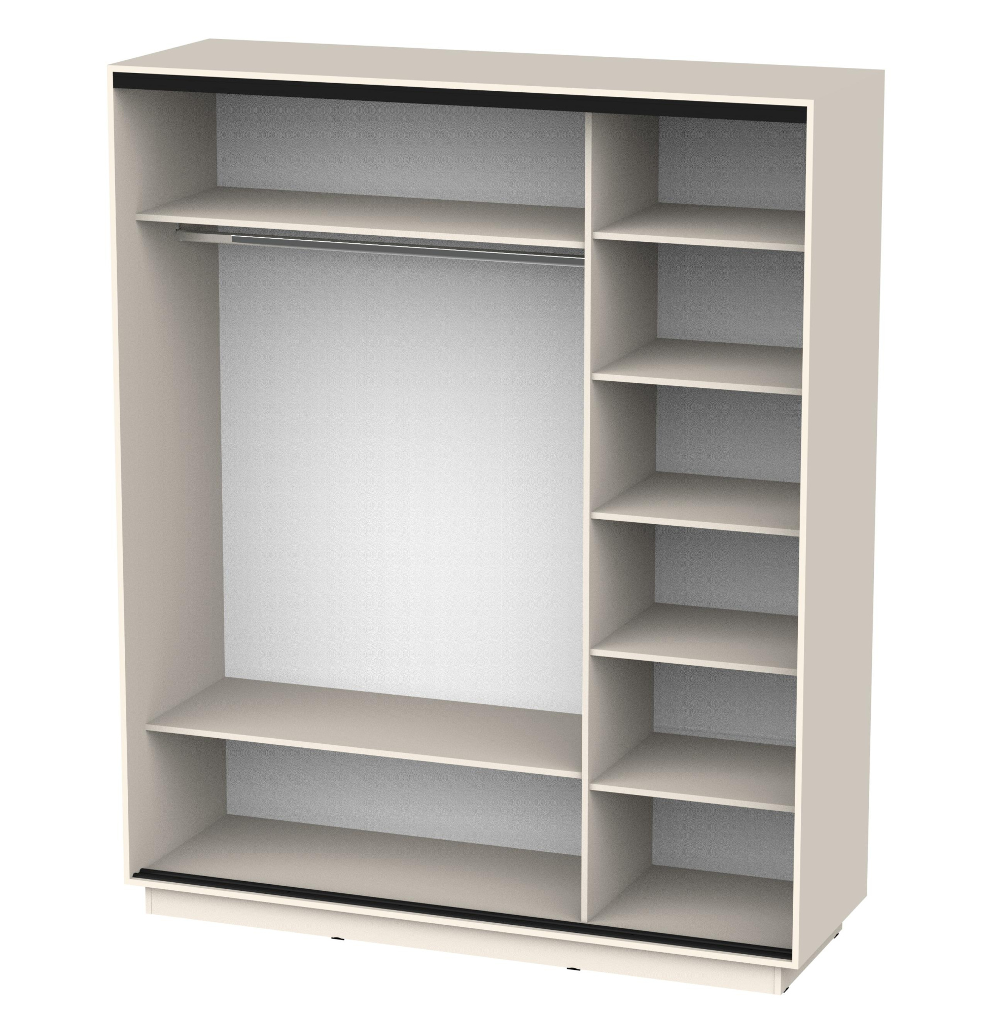 Корпус шкафа ЭЛЕГАНТА 1816х2200х600 кашемир