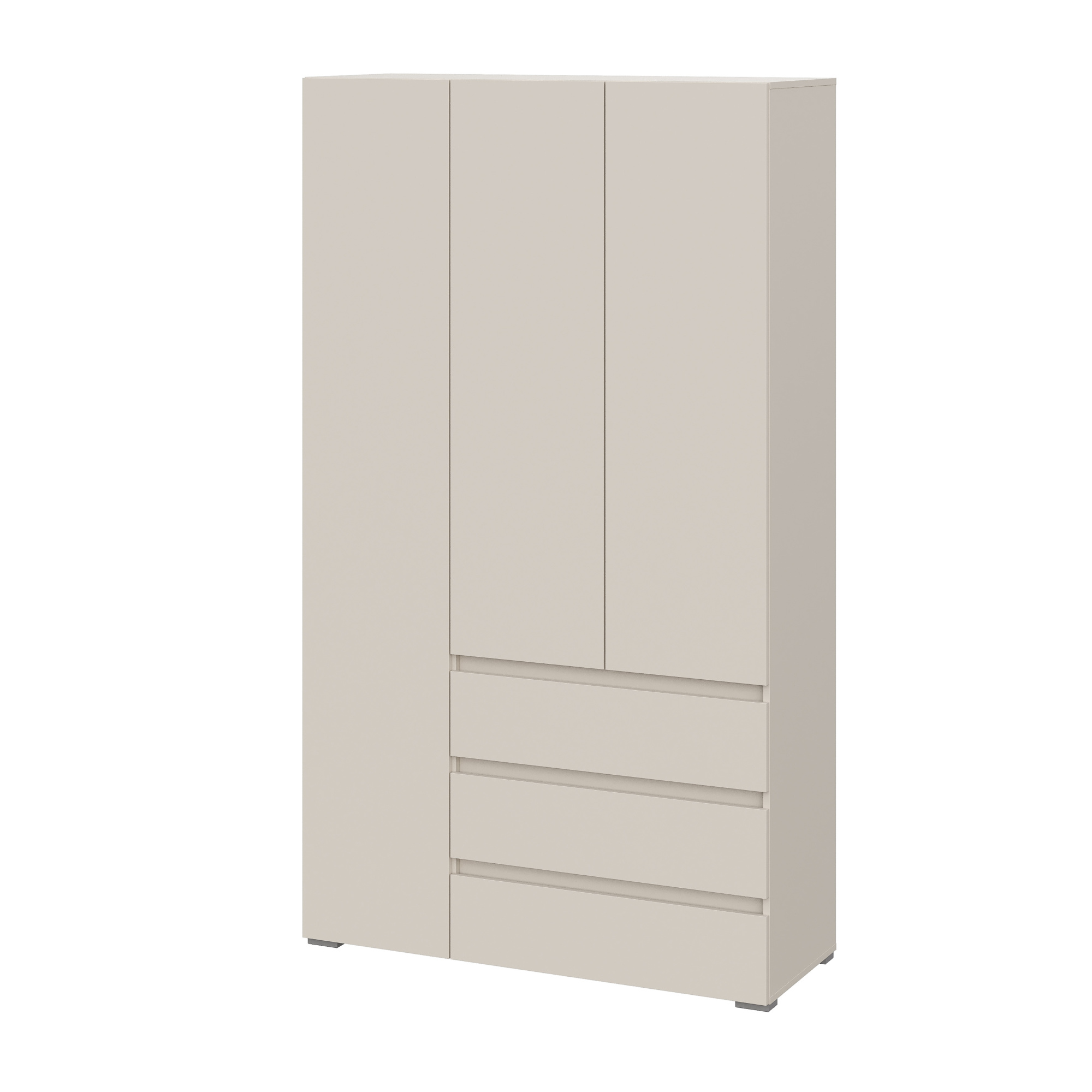 Люмо Шкаф с ящиками 3-х створчатый ШК 06 1200х2100х460 (Кашемир)