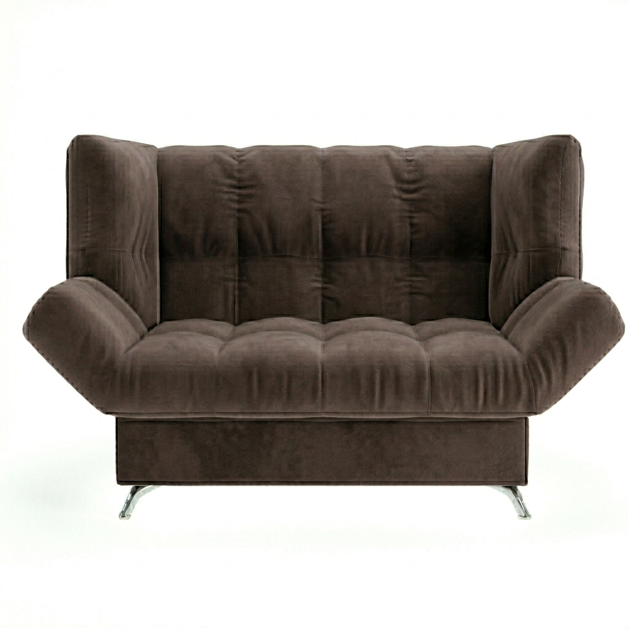 Диван Клик-кляк 8 ДК прямой Тк.SELFIE Cocoa какао 2 кат Апогей