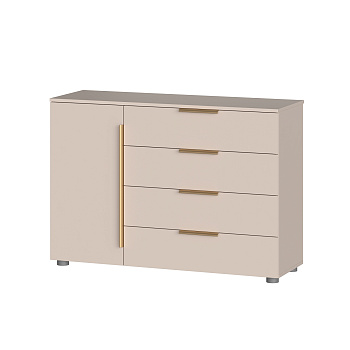 Хилтон Фасад 21/01 Комод 1200 4ящ + дв  ЛДСП Тефия