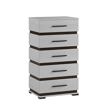 Гостиная Модена комод МК-1 белый/венге