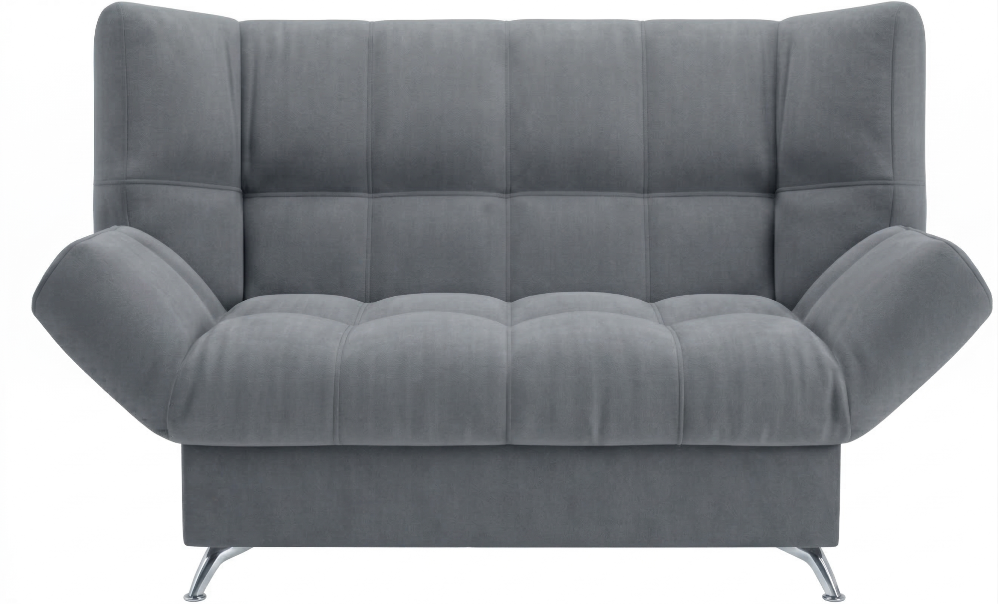 Диван Клик-кляк 8 ДК прямой Тк.Боска Лайт VL-2301-19 (темно-серый) 3 кат Апогей