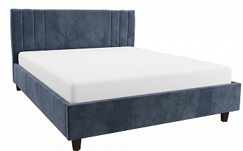 Кровать Жардин Соул (Релакс) (160*200, с ПМ (Ameli 08)) синий