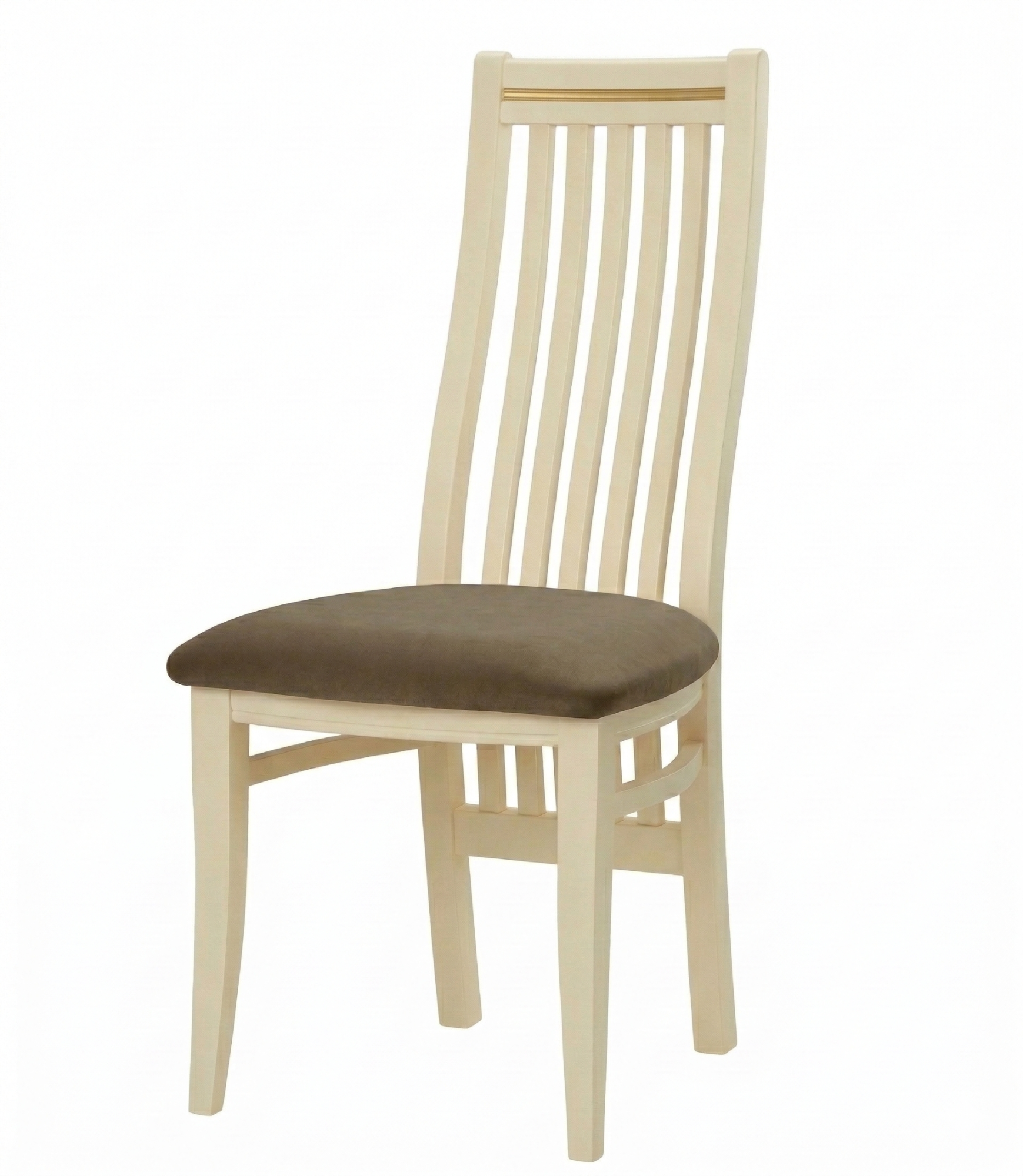 Стул Альпина (BOX 4) слоновая кость+патина золото Тк. PROSHE-V23 (корица)