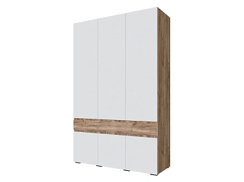 Шкаф Мерида (1,5) дуб крафт табачный/белый