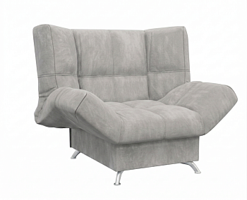 Кресло Клик-кляк 8 Тк.Дива VL-2502-14 серебристо-серый 1 кат Апогей