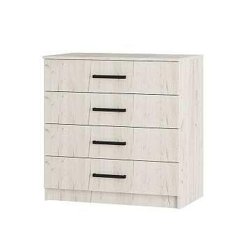 "Фиеста" комод 850 дуб крафт белый