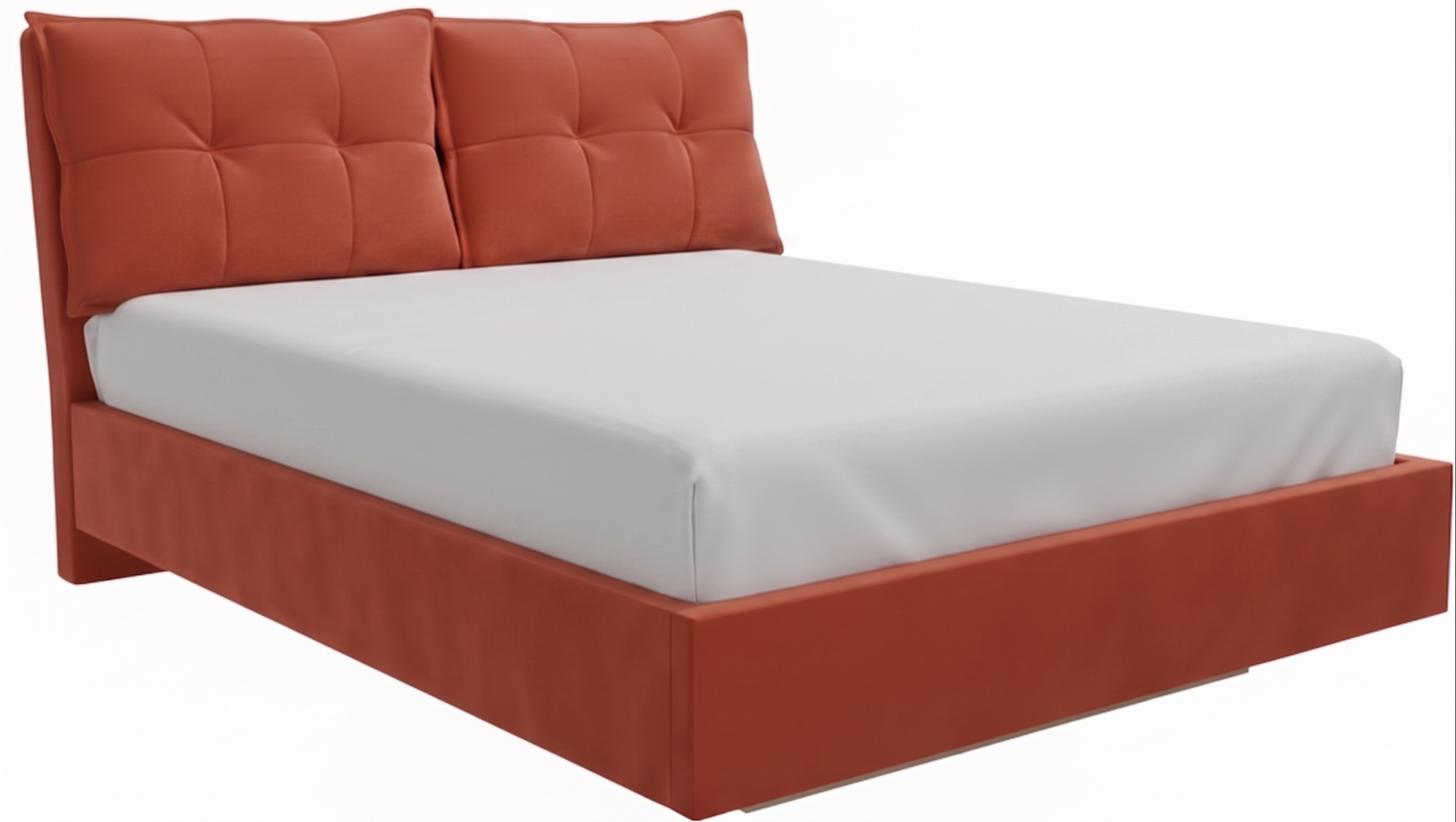 Кровать Карина Air (Релакс) (160*200, с ПМ (Калифорния 05)) терракот