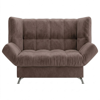 Диван Клик-кляк 8 ДК прямой Тк.Joy 05 шоколад 1 кат Апогей