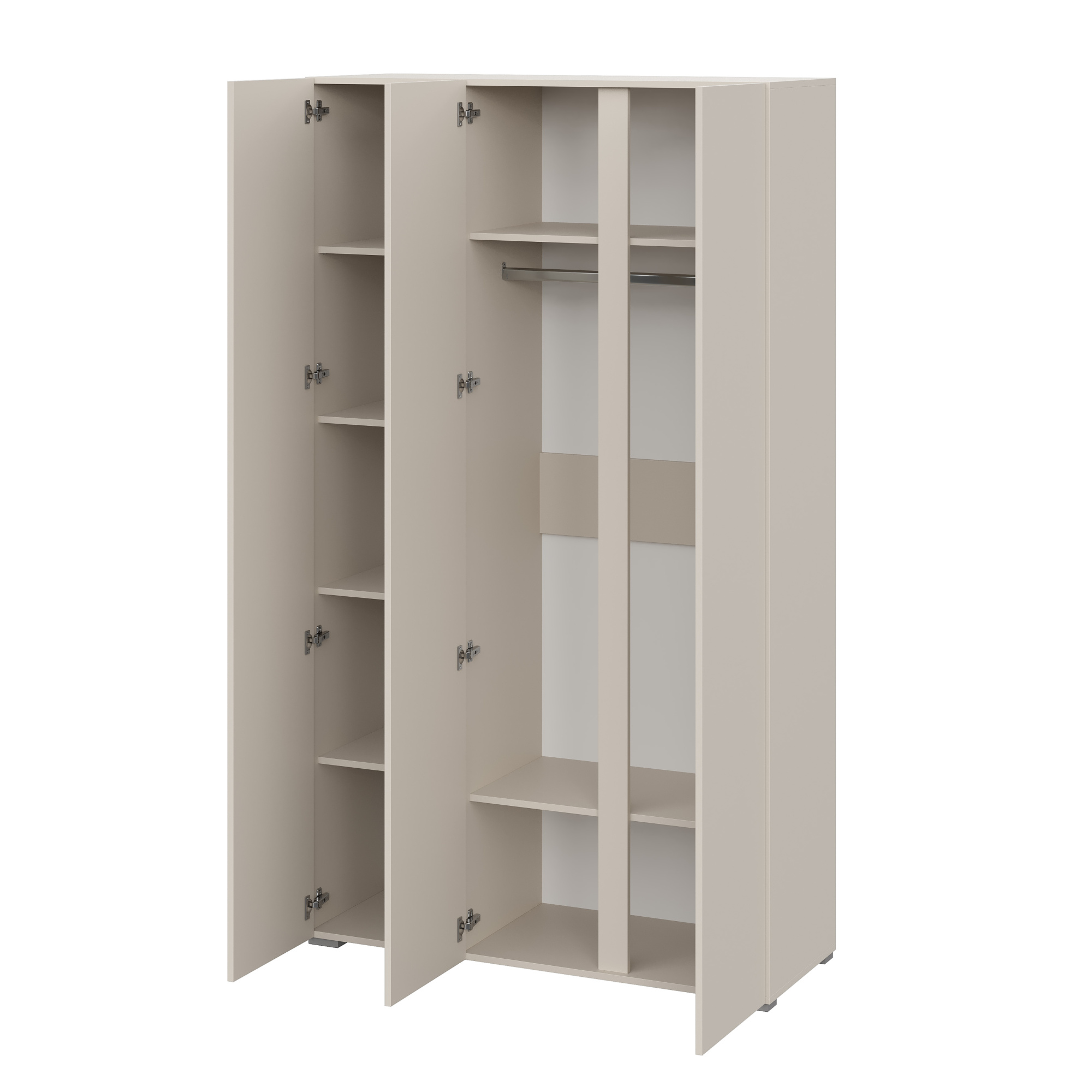 Люмо Шкаф с зеркалом ШК 02 1200х2100х460 (Кашемир)