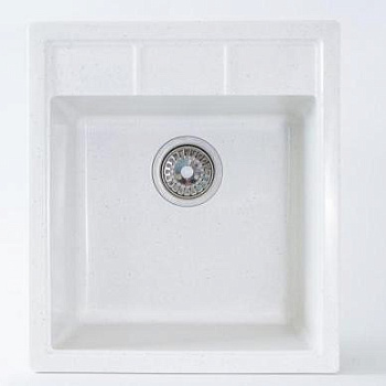 Кухонная мойка S-10 (белый крап) матовый