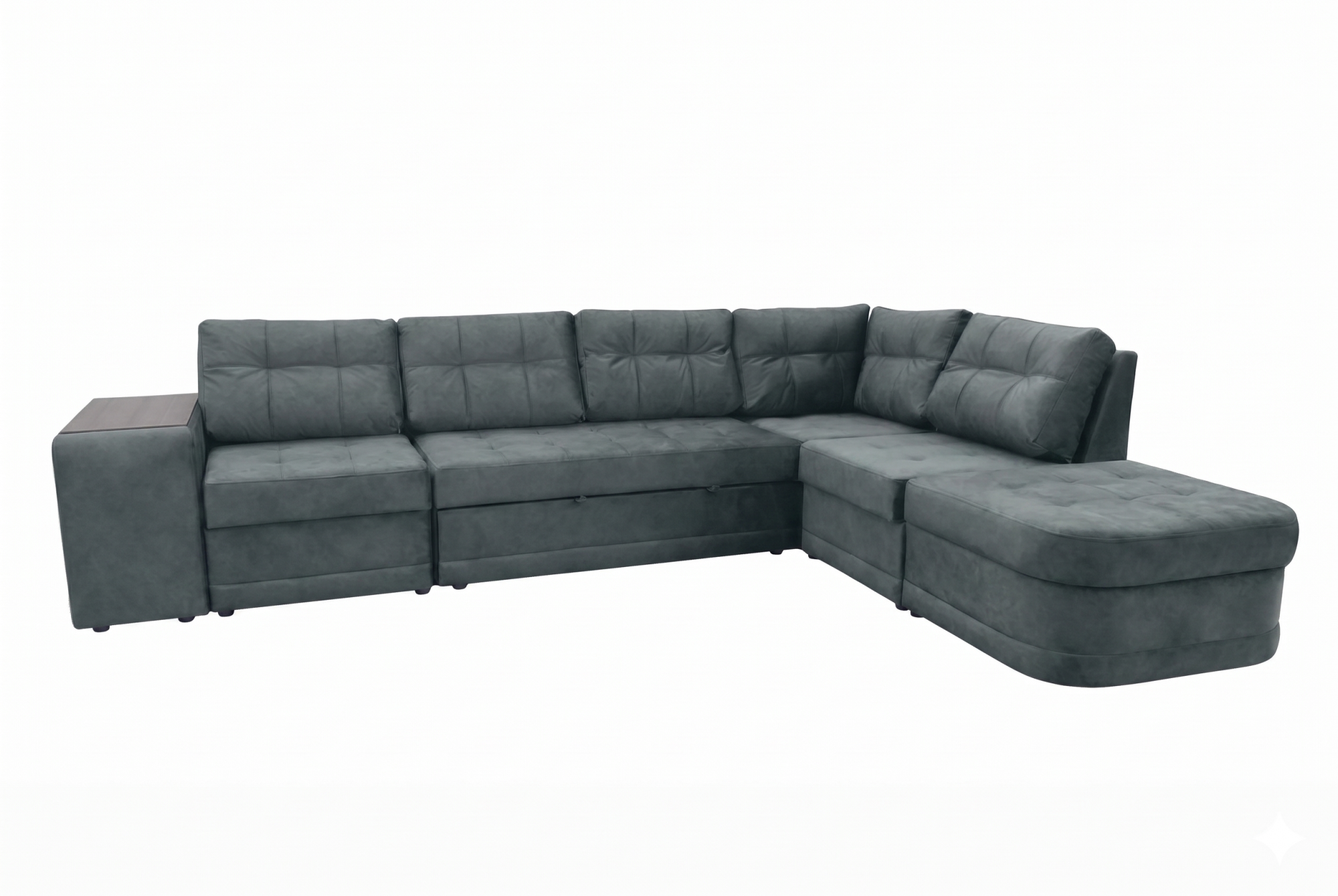 Диван угловой Женева-2 Тк.Neve 86 4 кат ЭКО