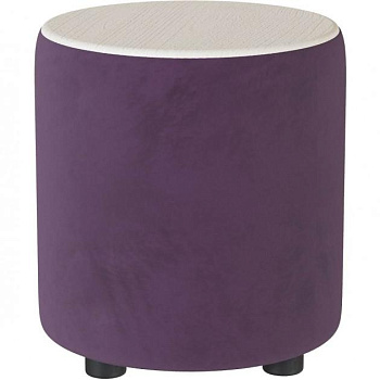 Пуф Пай винный/мдф клен кремовый