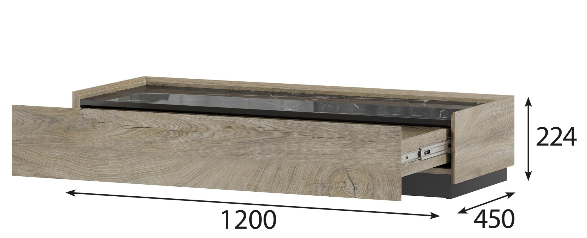 Тумба универсальная "Этна" 1200/200 (Серия 2) ЭЛ/ПЛ