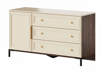 Тиана Тумба 1303 с ящ+дв Дуб Апрель темный/Оливин