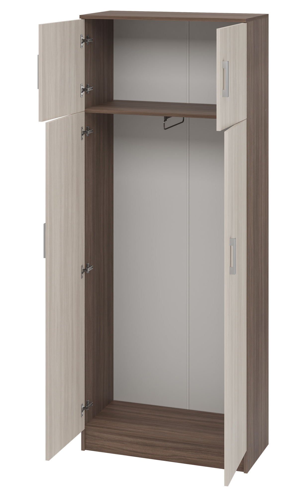 Тива Шкаф ШК 205 800х2020х380 (ЯСН-ШИ/СВЕ/ТЕМ)