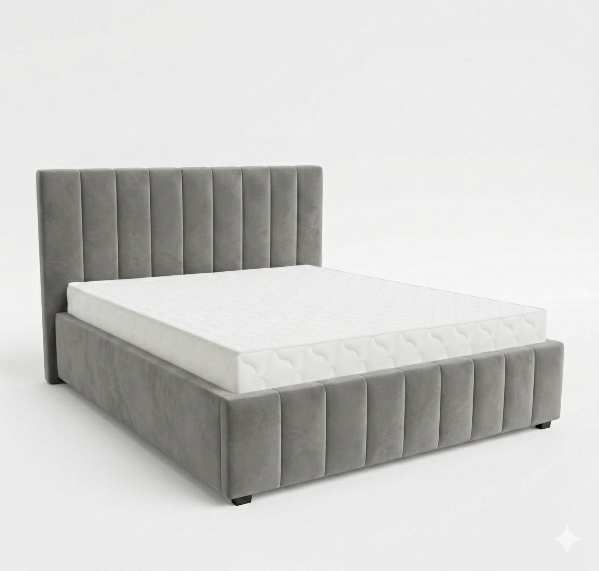 Кровать Кордова-1 1,4*2,0 с П.М. Тк. Sensey Silver 3 кат Апогей