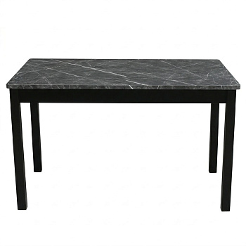 Стол Буони раздвижной 1400(2000)*800 ноги квадро черные Черный Пл.3102 черный тунис