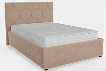 Кровать Соты-1 1,6*2,0 с П.М. Тк.Зодиак 290 1 кат  Апогей