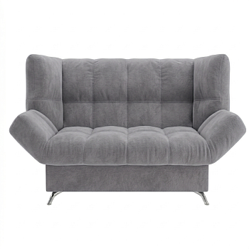 Диван Клик-кляк 8 ДК прямой Тк.SELFIE Stone серый 2 кат Апогей