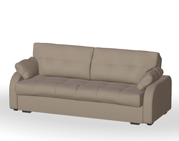 Диван Финка-4.1 ДК прямой Тк.Боска VL-1912-25 (серый крайола) 2 кат Апогей