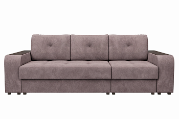 Диван Регина-15 (Остин 2) ДК+КК прямой Тк.WT 2366- 6 (какао) 1 кат Регина