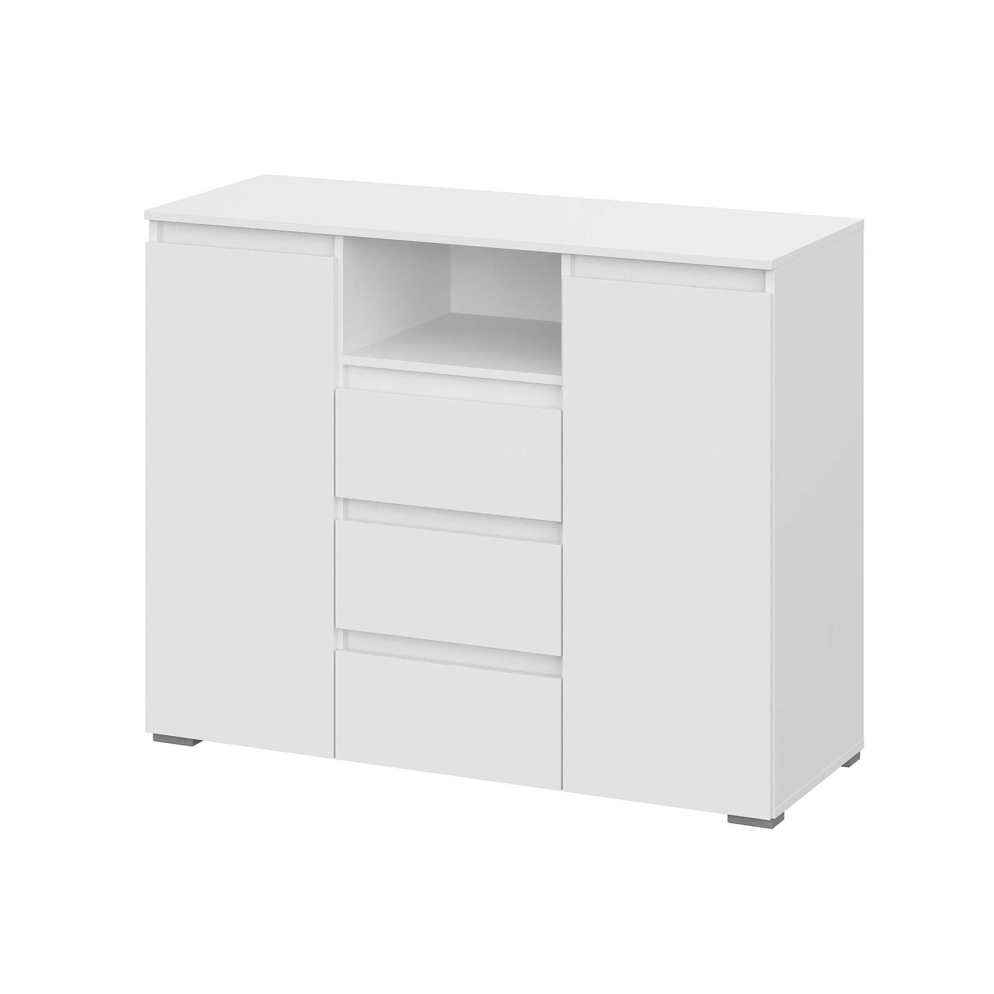 Люмо Комод КМ 01 1202х958х460 (БЕЛ/БЕЛ)