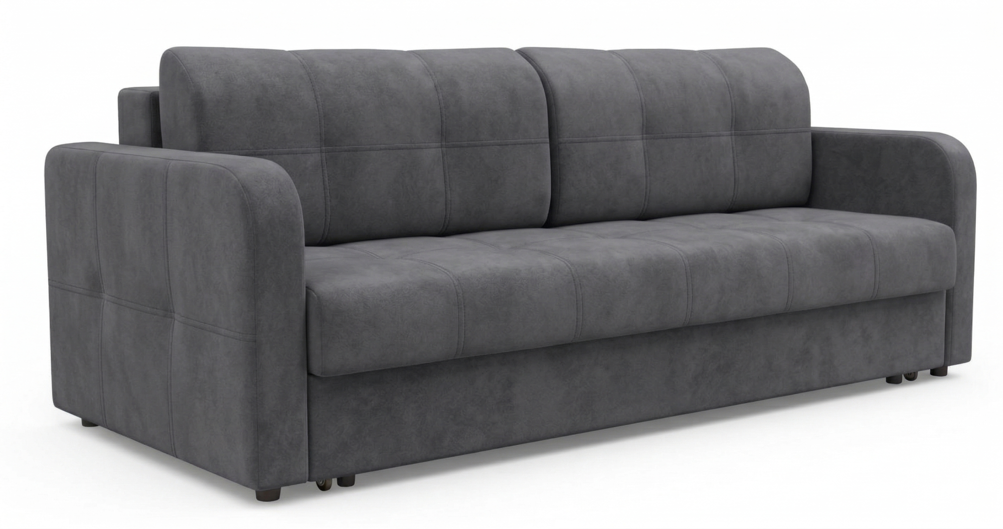 Диван Адель-4 ДК-Д прямой Тк.Эми VL-1707-09 темно-серый 2 кат Апогей