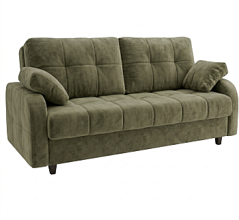Диван Регина-10.2 ДК (Финка-4) прямой Тк.Дюна олив (ВИП) 2 кат Регина