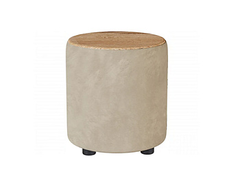 Пуф Пай бежевый/мдф дуб канадский