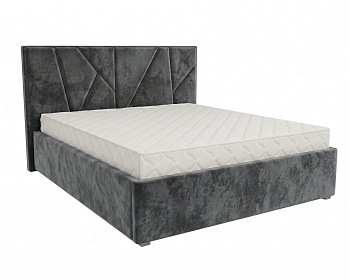 Кровать Рица-1 1,4*2,0 с П.М. Тк. Катания  VL-2101-17 серая дымка 2 кат Апогей