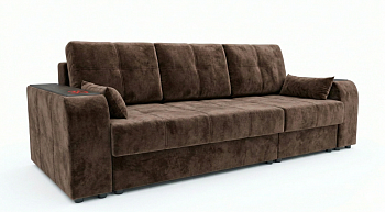 Диван Остин-2 ДК в Зх тк. прямой Тк. Crash 30 шоколад 2 кат Апогей
