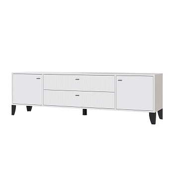 Тумба ТВ Парус-10 белый/белый снег