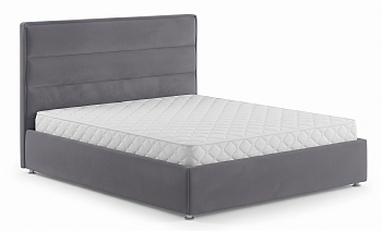 Кровать Vesta  (Релакс) (160*200, с ПМ (Ameli 11)) серый