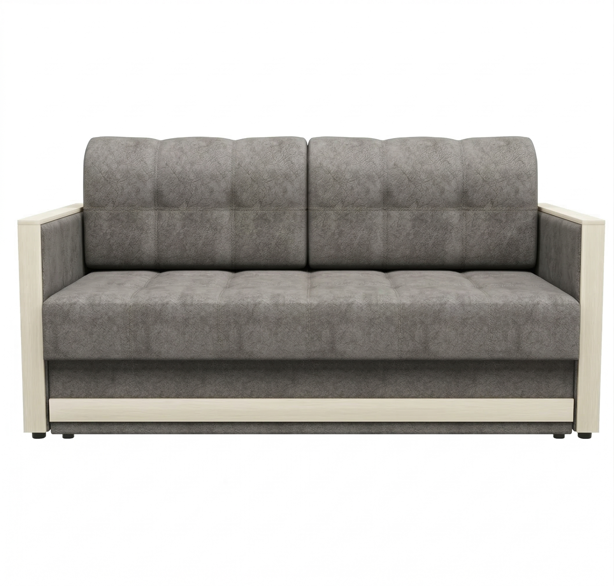 Диван Адель-2 ДК прямой Тк.Lagos 103 серый 4 кат Апогей