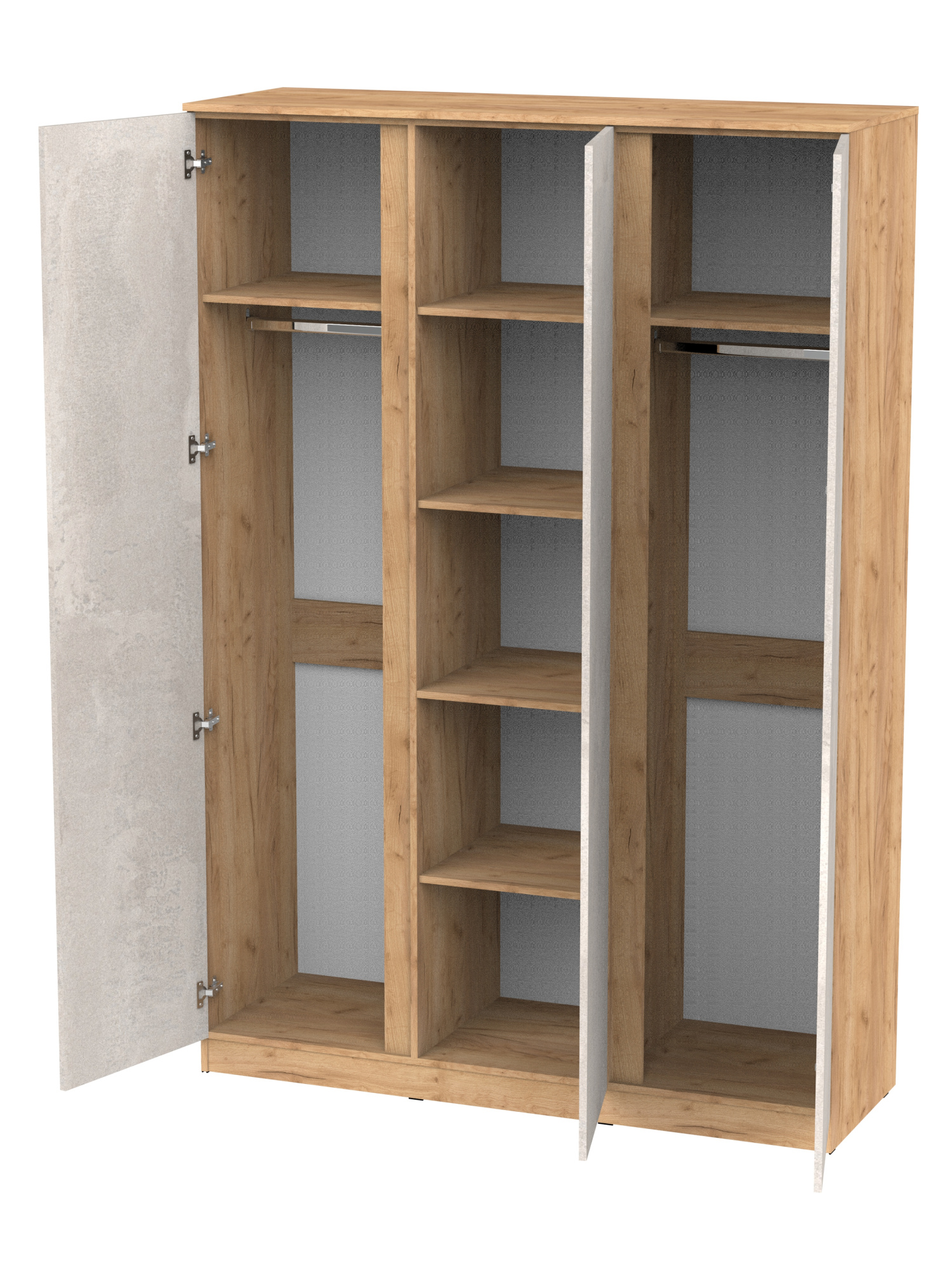 Шкаф БЕНТОН 3-х створчатый 1502х2200х520