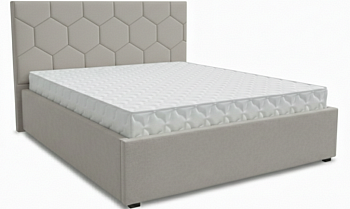 Кровать Соты-1 1,4*2,0 с П.М. Тк.LOVERS-27 стоун 2 кат  Апогей